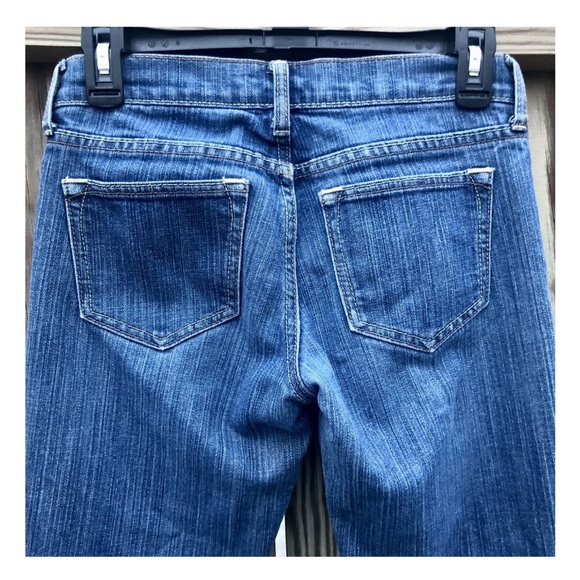 Old Navy Diva Jeans Sz. 1 Regular Denim Navy Blue Straight Stretch - Picture 9 of 9